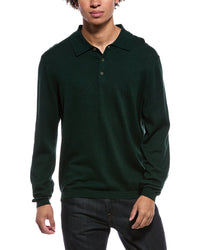 Weatherproof Vintage Cashmere-Blend Polo Sweater