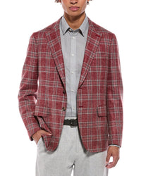 Isaia Isaia Capri Wool, Silk & Linen-Blend Sport Jacket
