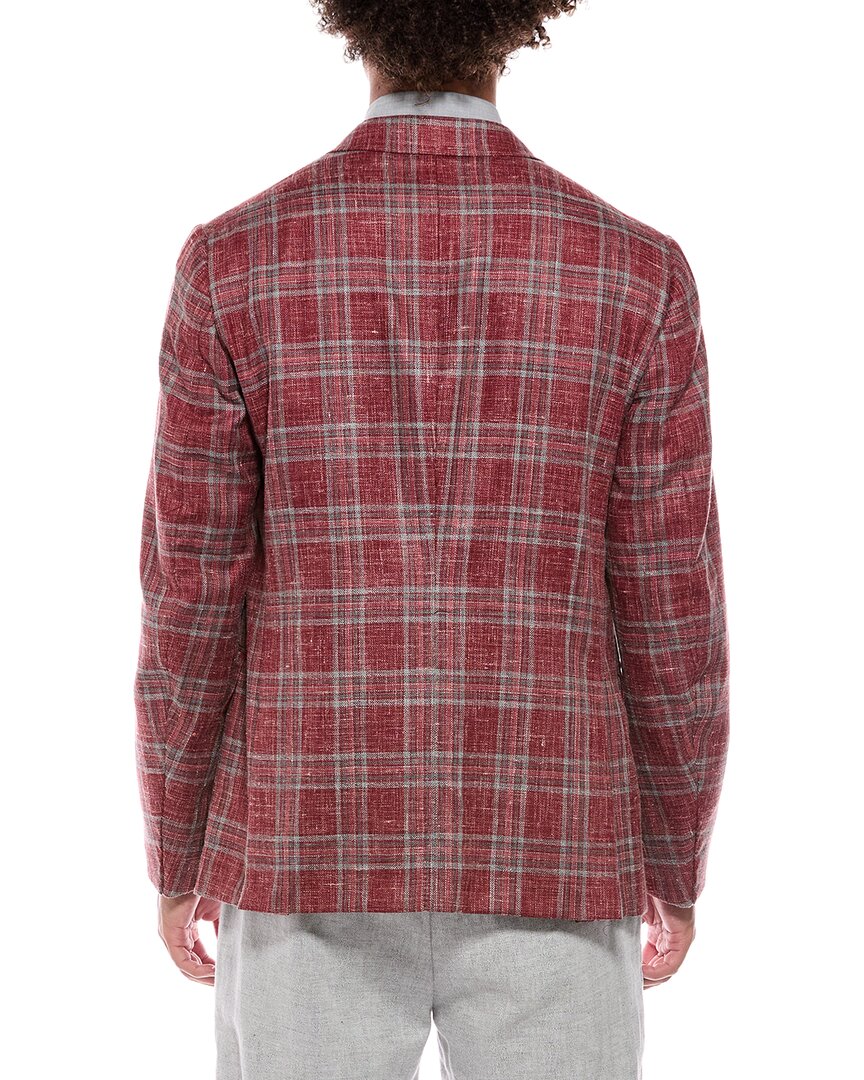 Isaia Isaia Capri Wool, Silk & Linen-Blend Sport Jacket