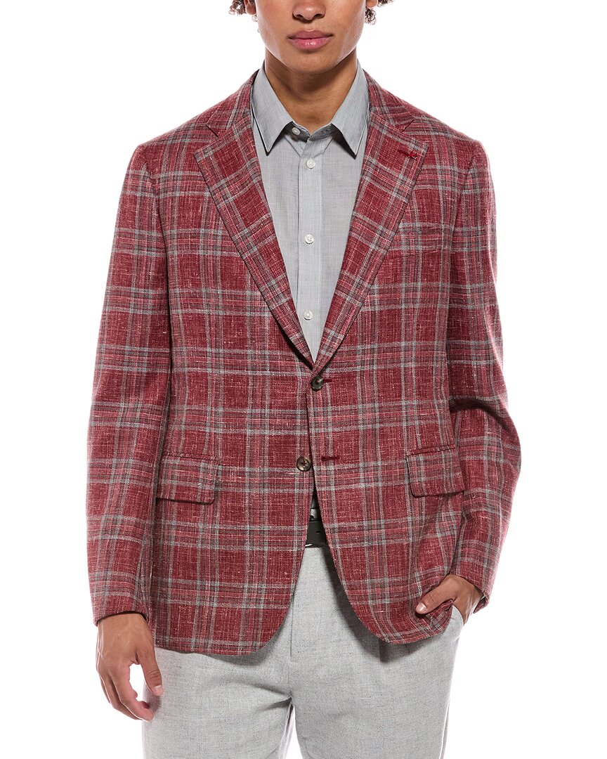 Isaia Isaia Capri Wool, Silk & Linen-Blend Sport Jacket