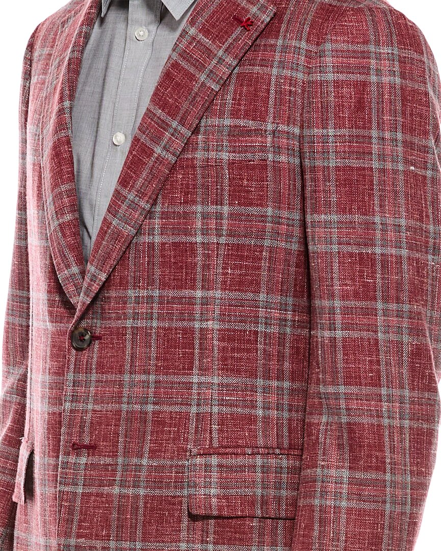 Isaia Isaia Capri Wool, Silk & Linen-Blend Sport Jacket