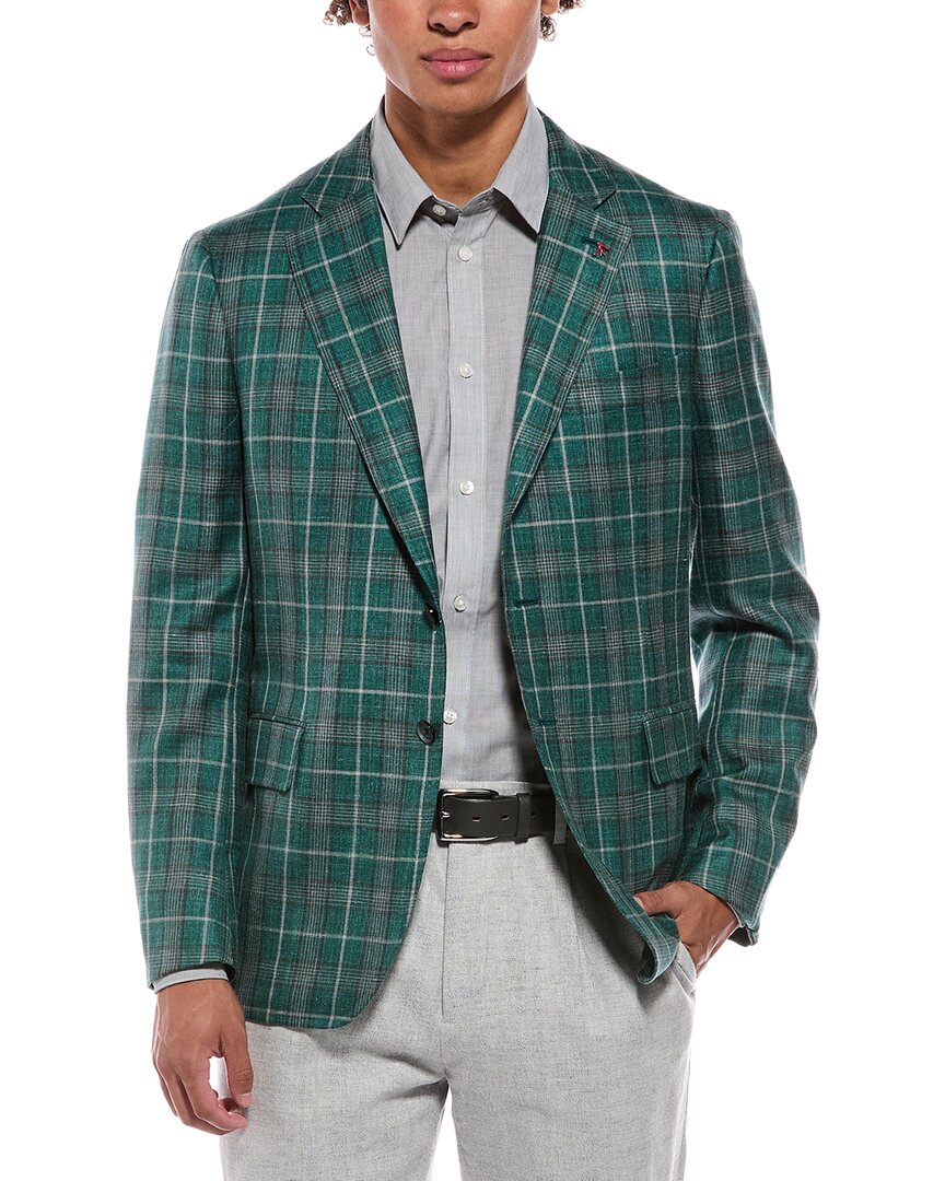 Isaia Isaia Capri Wool, Silk & Linen-Blend Sport Jacket
