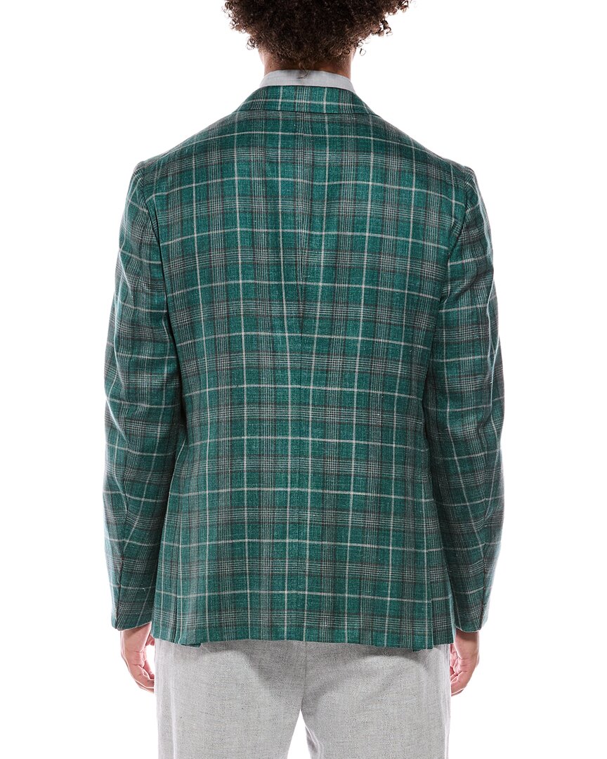 Isaia Isaia Capri Wool, Silk & Linen-Blend Sport Jacket