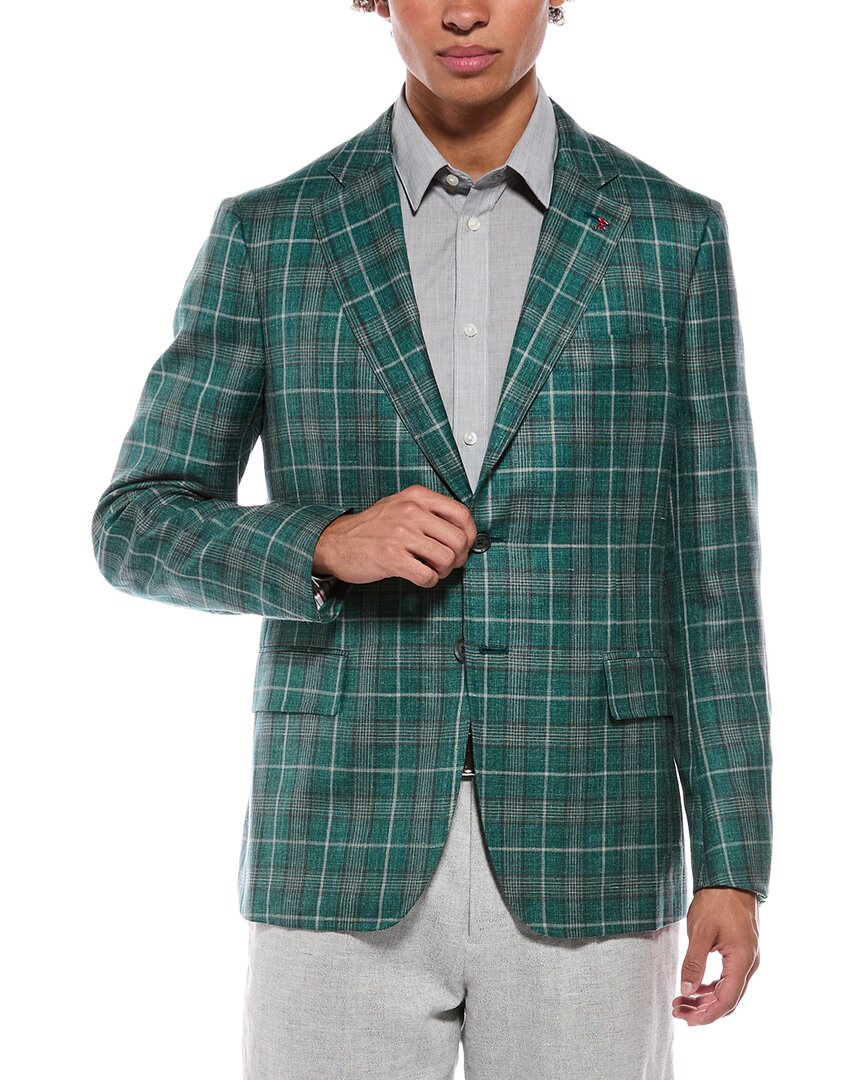 Isaia Isaia Capri Wool, Silk & Linen-Blend Sport Jacket