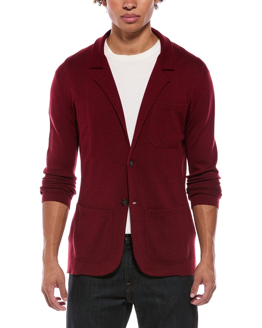 Isaia Isaia Wool, Silk & Cashmere-Blend Sweater Blazer