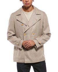 Isaia Isaia Cashmere Peacoat