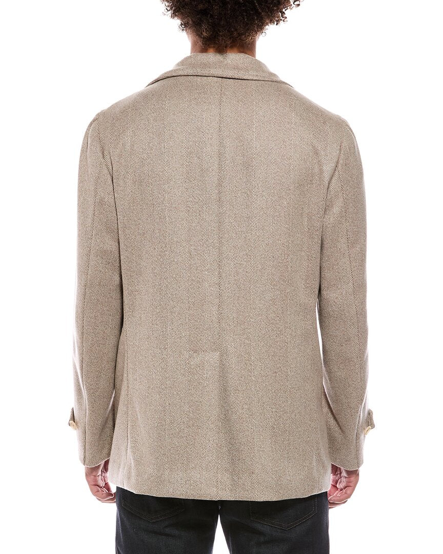 Isaia Isaia Cashmere Peacoat