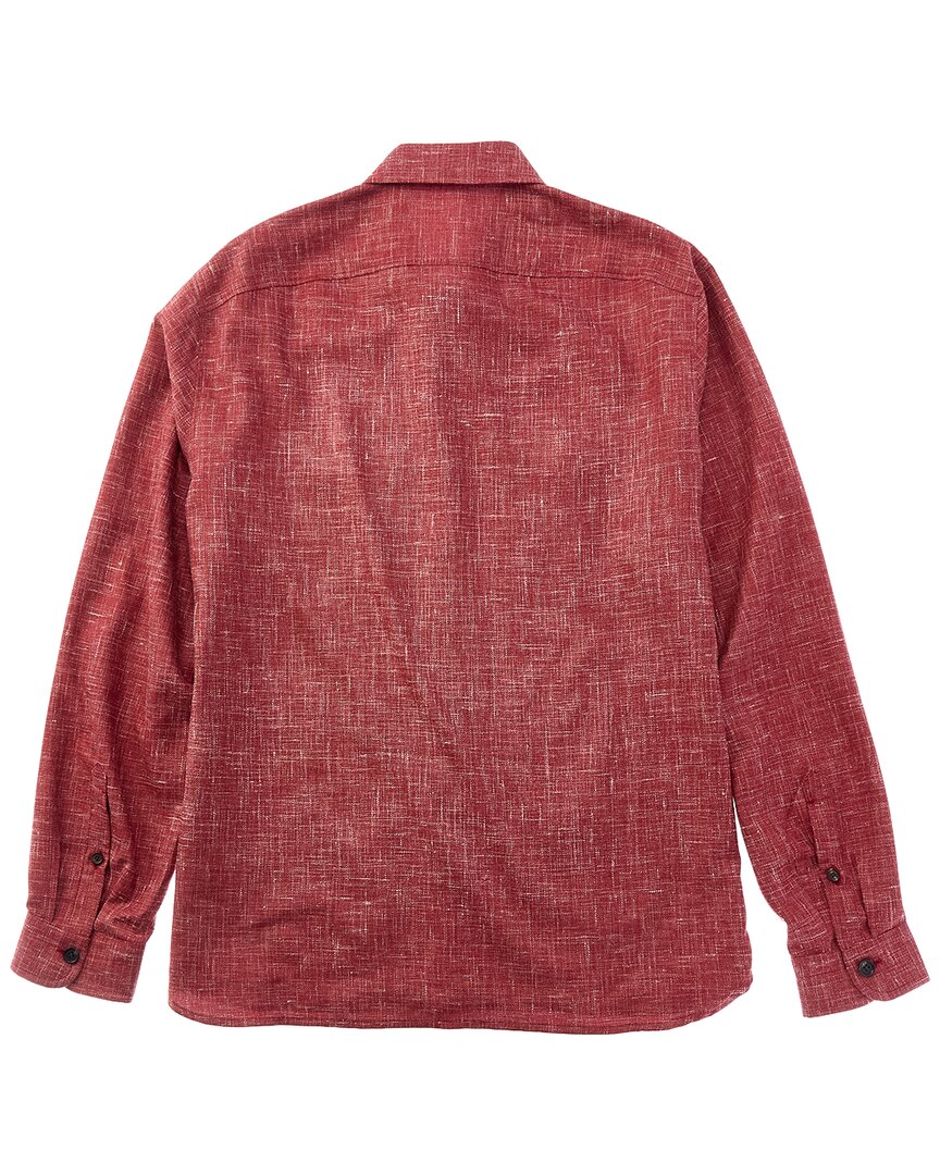 Isaia Isaia Wool, Silk & Linen-Blend Overshirt