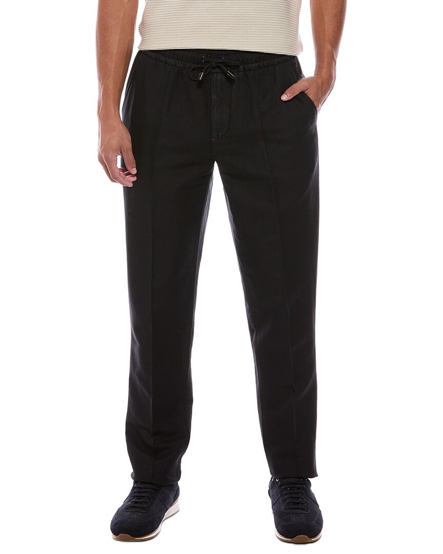 Isaia Isaia Drawstring Linen-Blend Trouser