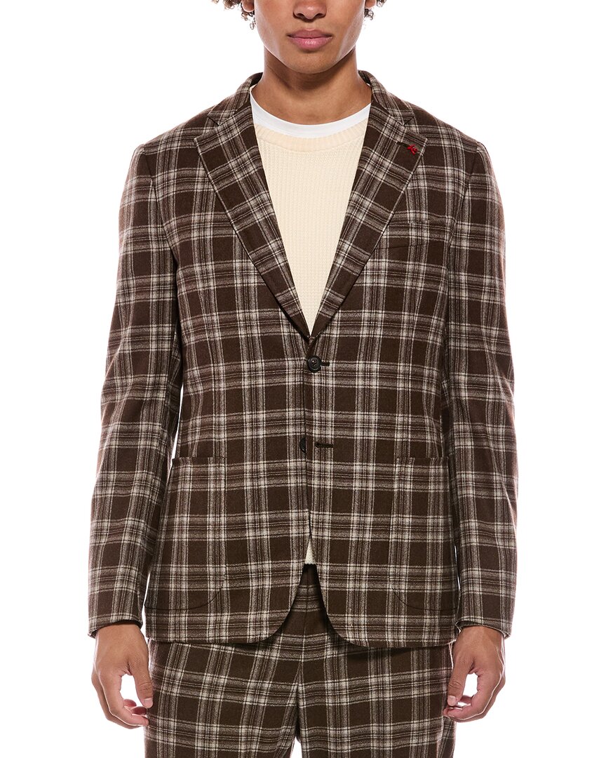Isaia Isaia Capri Wool Suit With Flat Front Pant