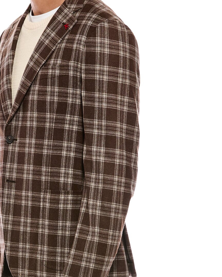 Isaia Isaia Capri Wool Suit With Flat Front Pant