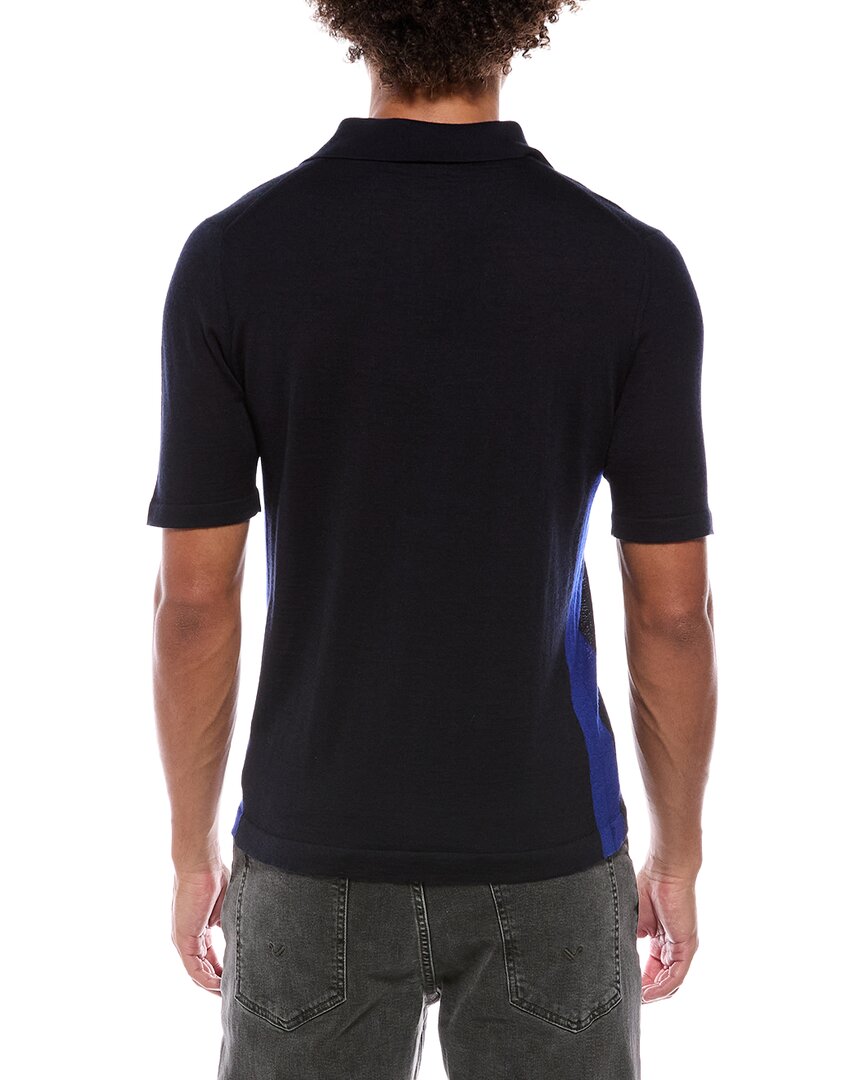 Isaia Isaia Cashmere & Silk-Blend Polo Sweater