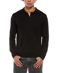 Isaia Isaia Silk Polo Sweater