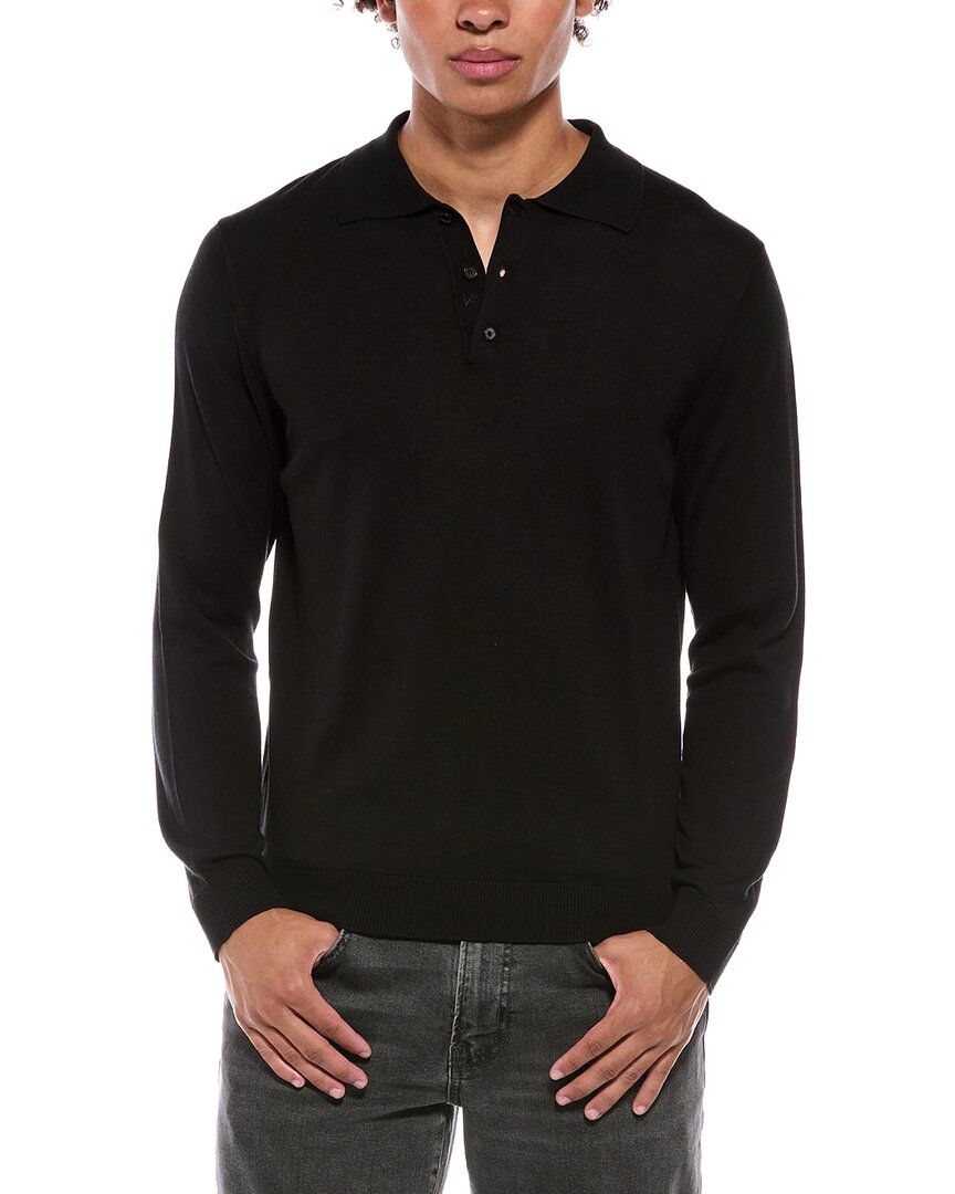 Isaia Isaia Silk Polo Sweater