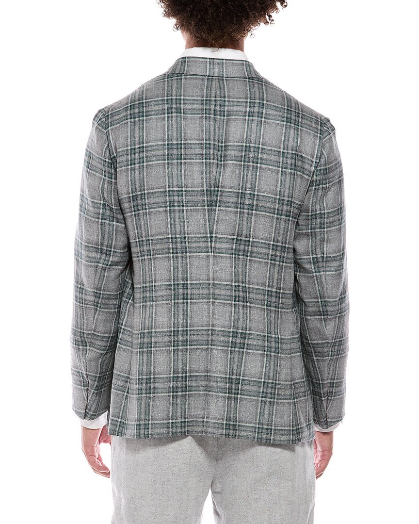 Isaia Isaia Marechiaro Wool, Silk & Linen-Blend Sport Jacket