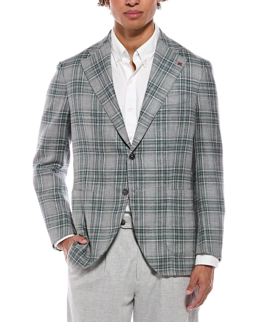 Isaia Isaia Marechiaro Wool, Silk & Linen-Blend Sport Jacket