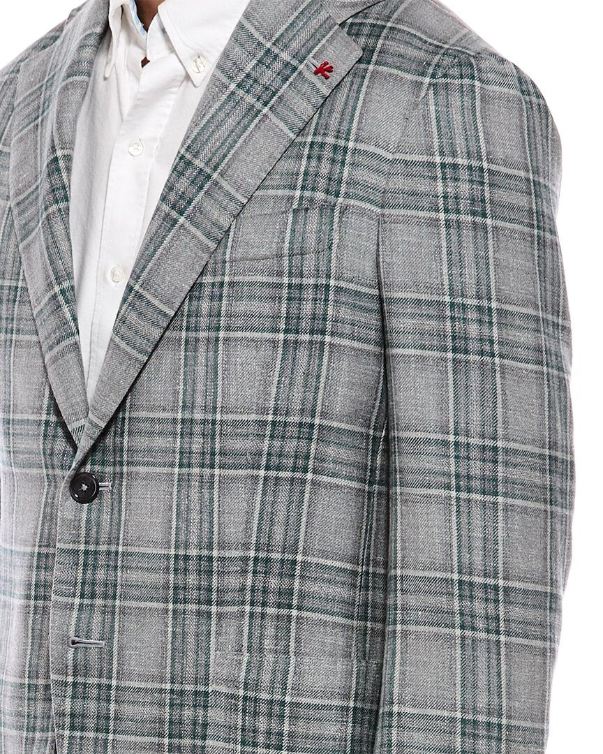 Isaia Isaia Marechiaro Wool, Silk & Linen-Blend Sport Jacket