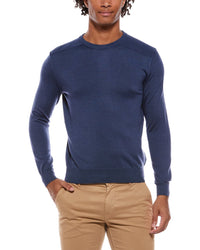 Isaia Isaia The Lightweight Crewneck Wool, Silk & Cashmere-Blend Sweater