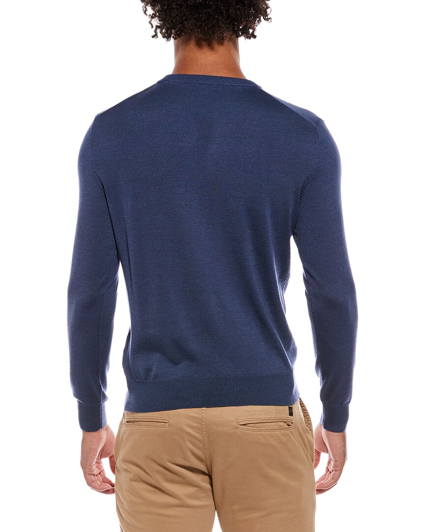 Isaia Isaia The Lightweight Crewneck Wool, Silk & Cashmere-Blend Sweater