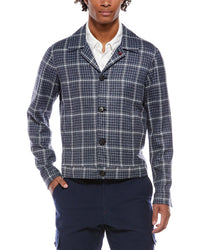 Isaia Isaia Portofino Wool, Silk & Linen-Blend Jacket