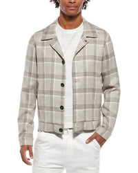 Isaia Isaia Portofino Wool, Silk & Linen-Blend Jacket
