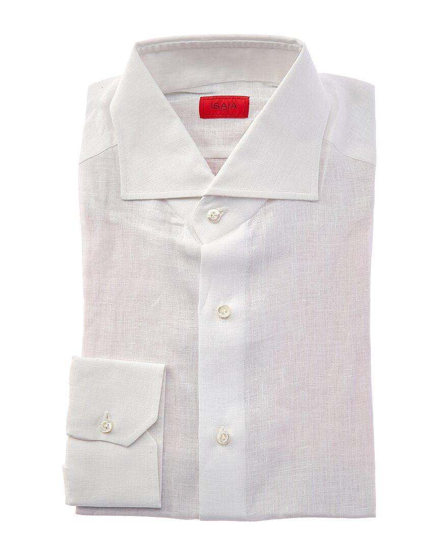 Isaia Isaia Linen Dress Shirt