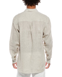 Isaia Isaia Cam212 Linen Sport Shirt