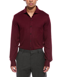Isaia Isaia Jersey Wool Sport Shirt