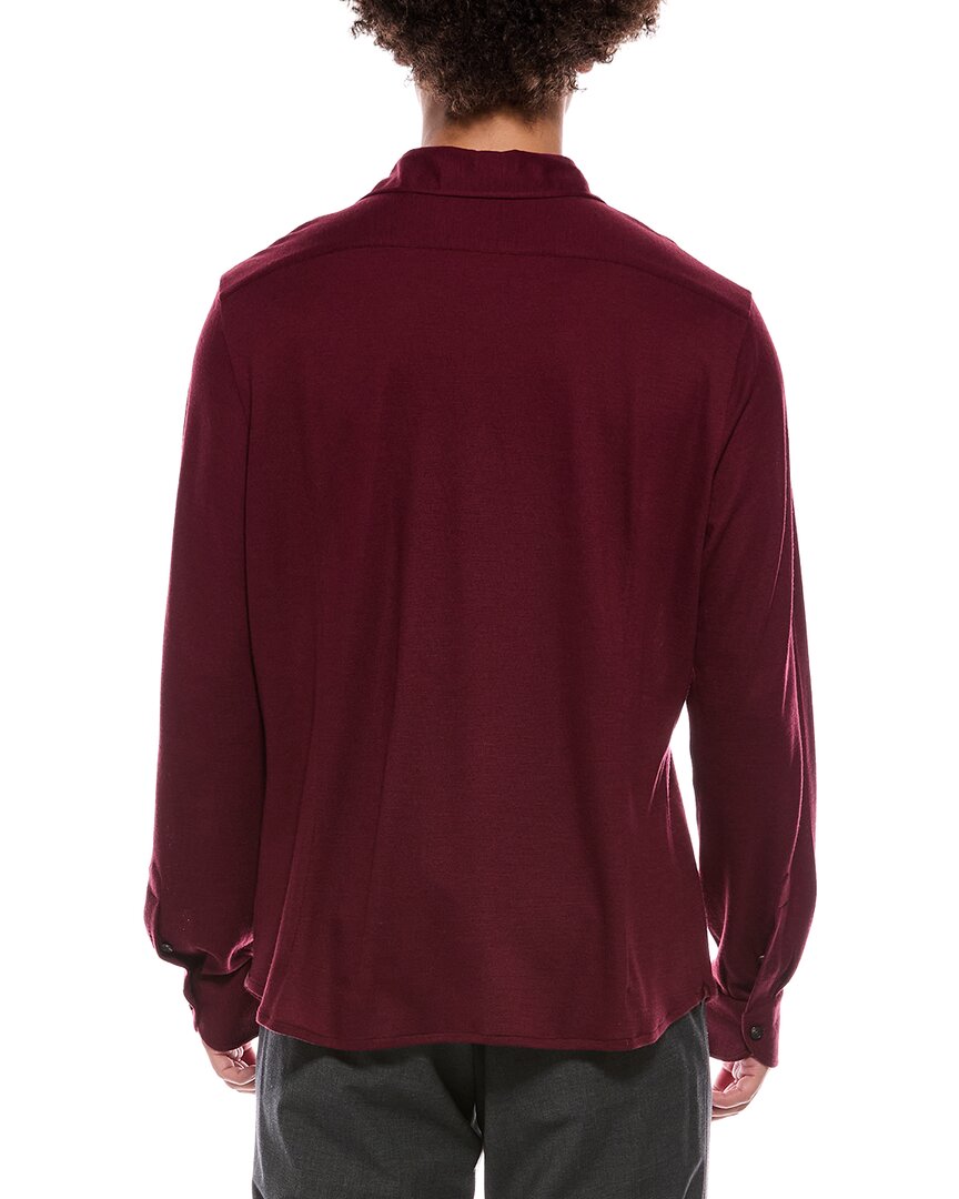 Isaia Isaia Jersey Wool Sport Shirt