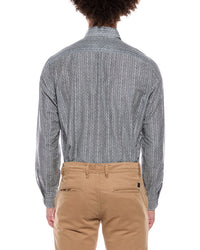 Isaia Isaia Mix Silk-Blend Sport Shirt