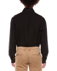 Isaia Isaia Mix Cashmere-Blend Sport Shirt