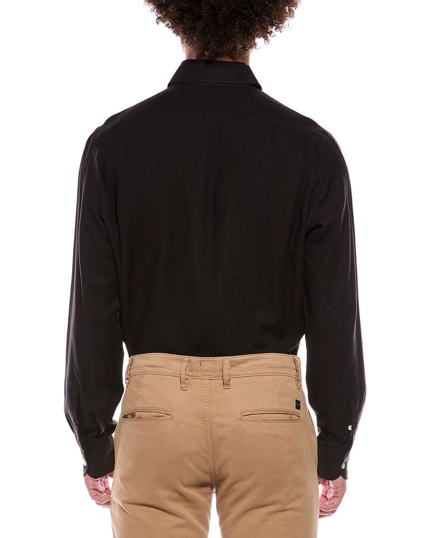 Isaia Isaia Mix Cashmere-Blend Sport Shirt