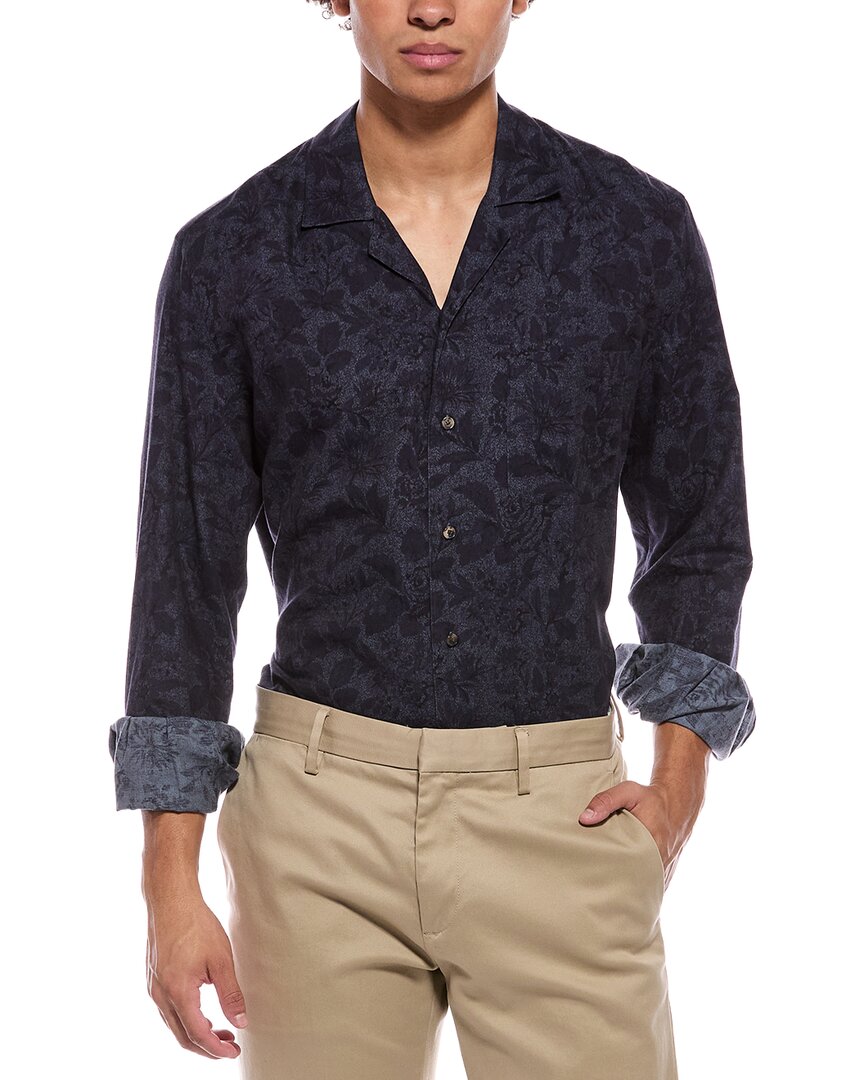 Isaia Isaia Camp Collar Shirt