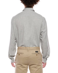 Isaia Isaia Mix Cashmere-Blend Sport Shirt