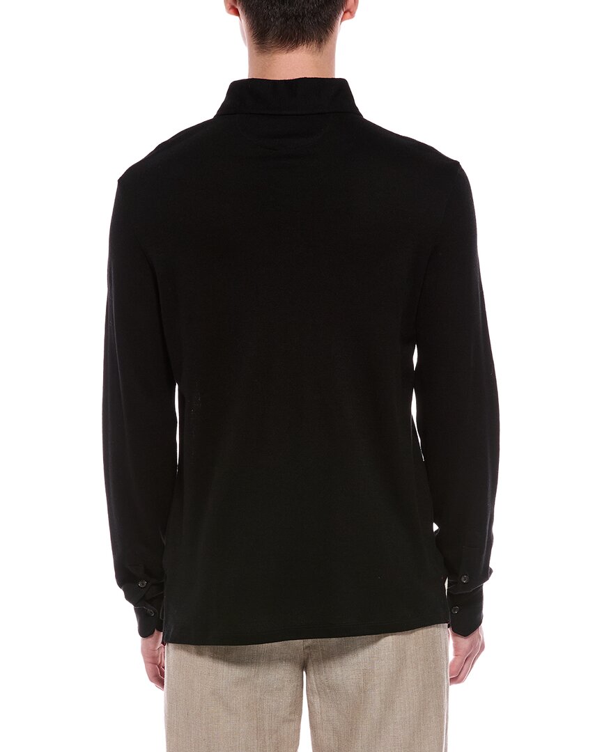 Isaia Isaia The Evening Wool Polo Shirt
