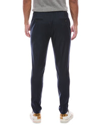 Isaia Isaia The Drawcord Wool-Blend Pant