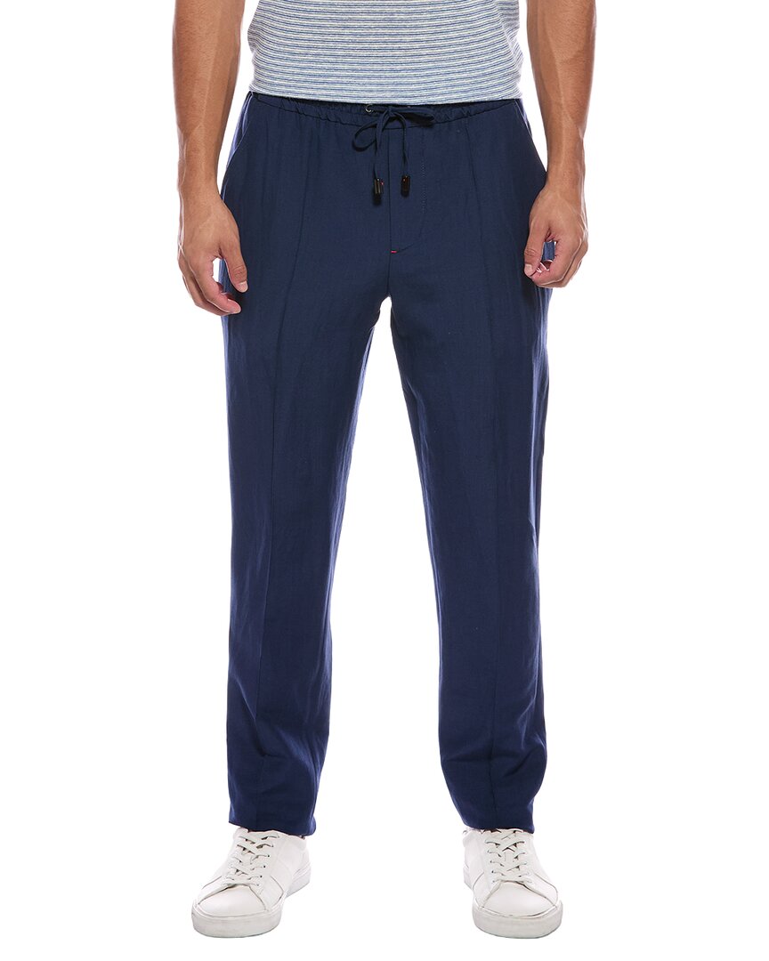 Isaia Isaia Drawstring Wool & Linen-Blend Trouser