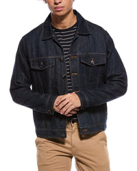 Isaia Isaia Linen-Blend Trucker Jacket