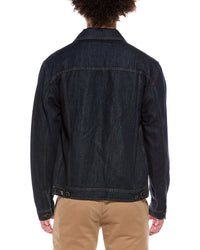 Isaia Isaia Linen-Blend Trucker Jacket