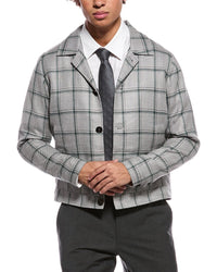 Isaia Isaia Portofino Wool, Silk & Linen-Blend Jacket