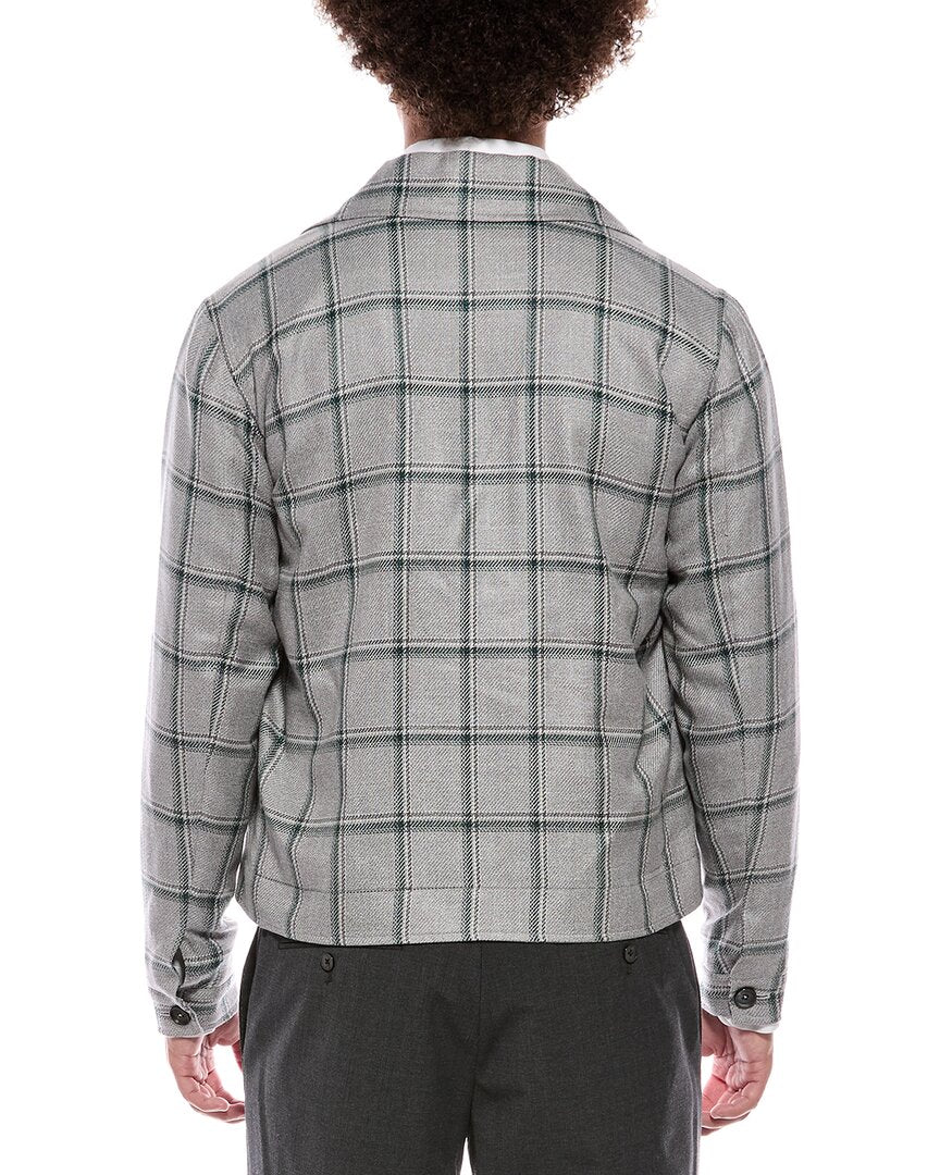 Isaia Isaia Portofino Wool, Silk & Linen-Blend Jacket