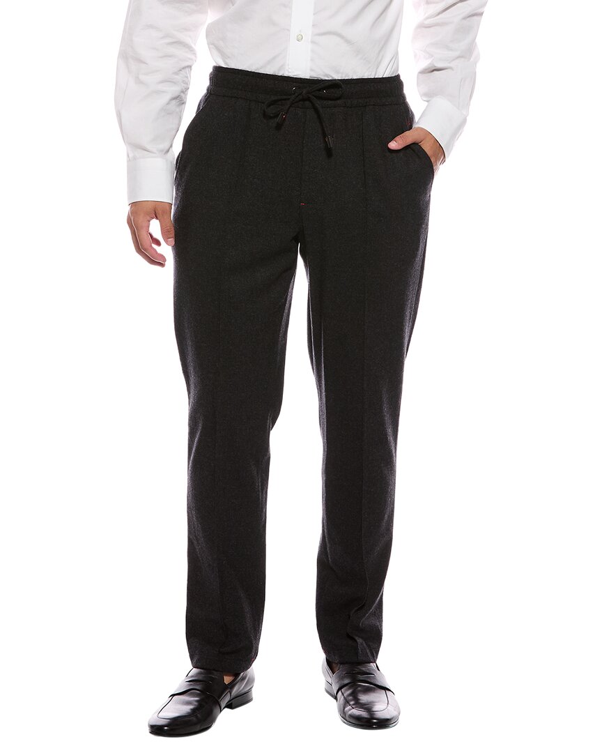 Isaia Isaia Drawstring Wool & Cashmere-Blend Trouser