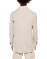 Isaia Isaia Linen-Blend Walking Coat