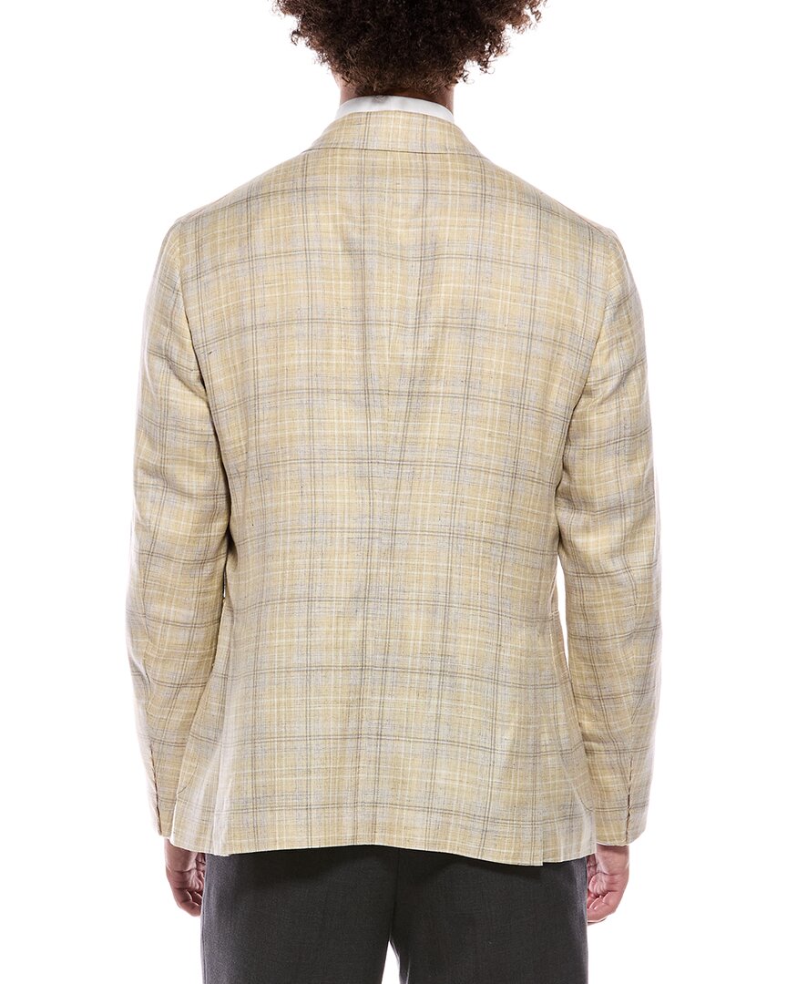 Isaia Isaia Capri Wool, Silk & Linen-Blend Sport Jacket