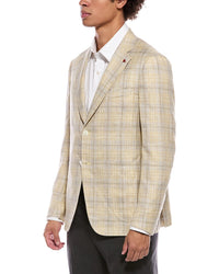 Isaia Isaia Capri Wool, Silk & Linen-Blend Sport Jacket