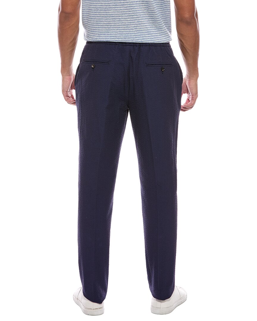 Isaia Isaia Seersucker Drawstring Trouser