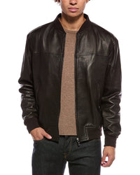 Isaia Isaia Leather Jacket