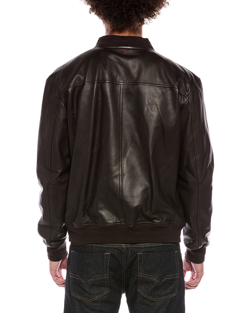 Isaia Isaia Leather Jacket