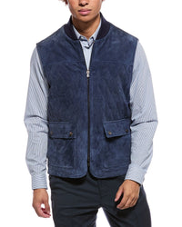 Isaia Isaia Suede Vest