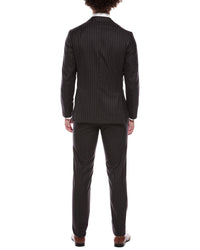 Isaia Isaia Marechiaro Wool Suit With Flat Front Pant
